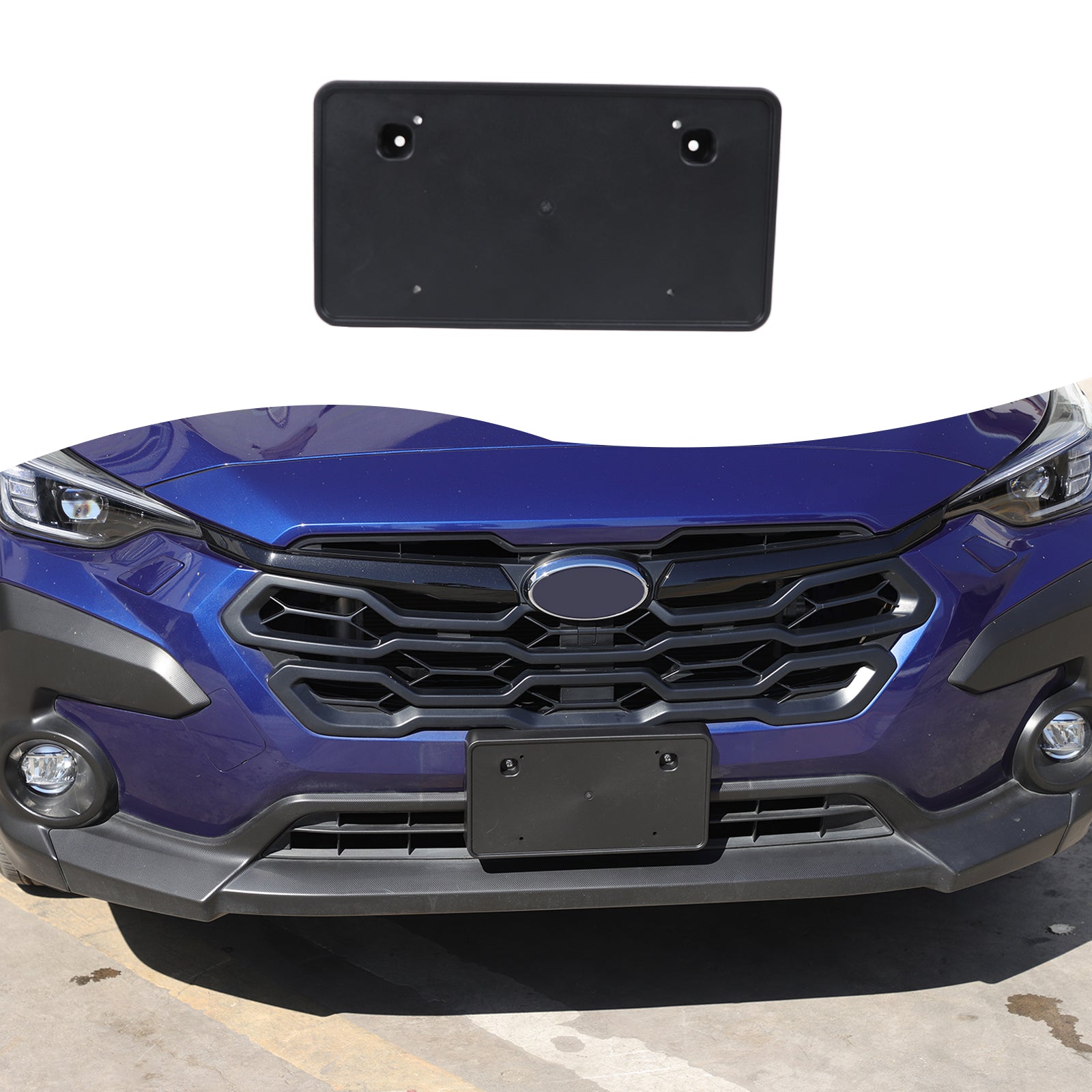Front License Plate Frame Bracket Compatible with Subaru Crosstrek 2024 2025 2026+