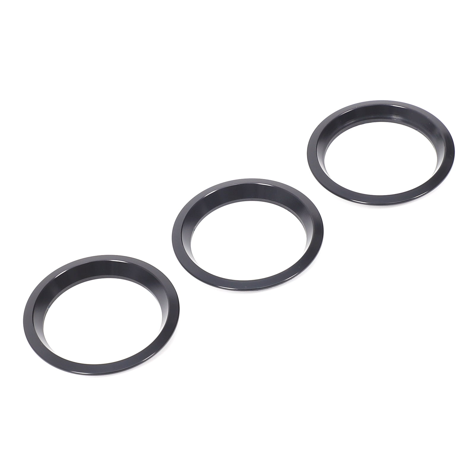 Center Console Dashboard Trim Ring Cover Compatible with Toyota FJ Cruiser 2007-2021, Dashboard Clock Stopwatch Compass Ring Decorative Accessories