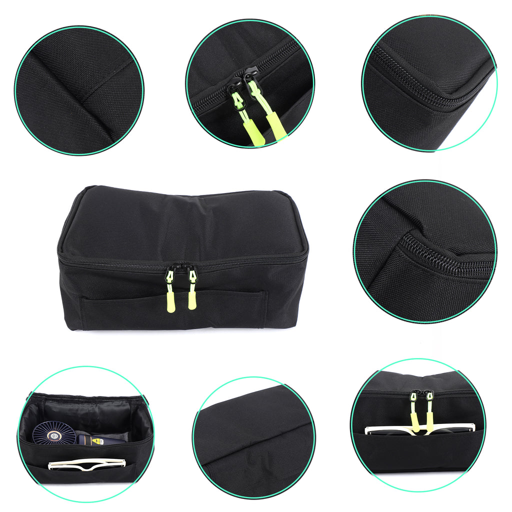 Car Glove Box Organizer Compatible with Toyota Tacoma 2024 2025 Accessories Passenger Glove Box Pockets Bag
