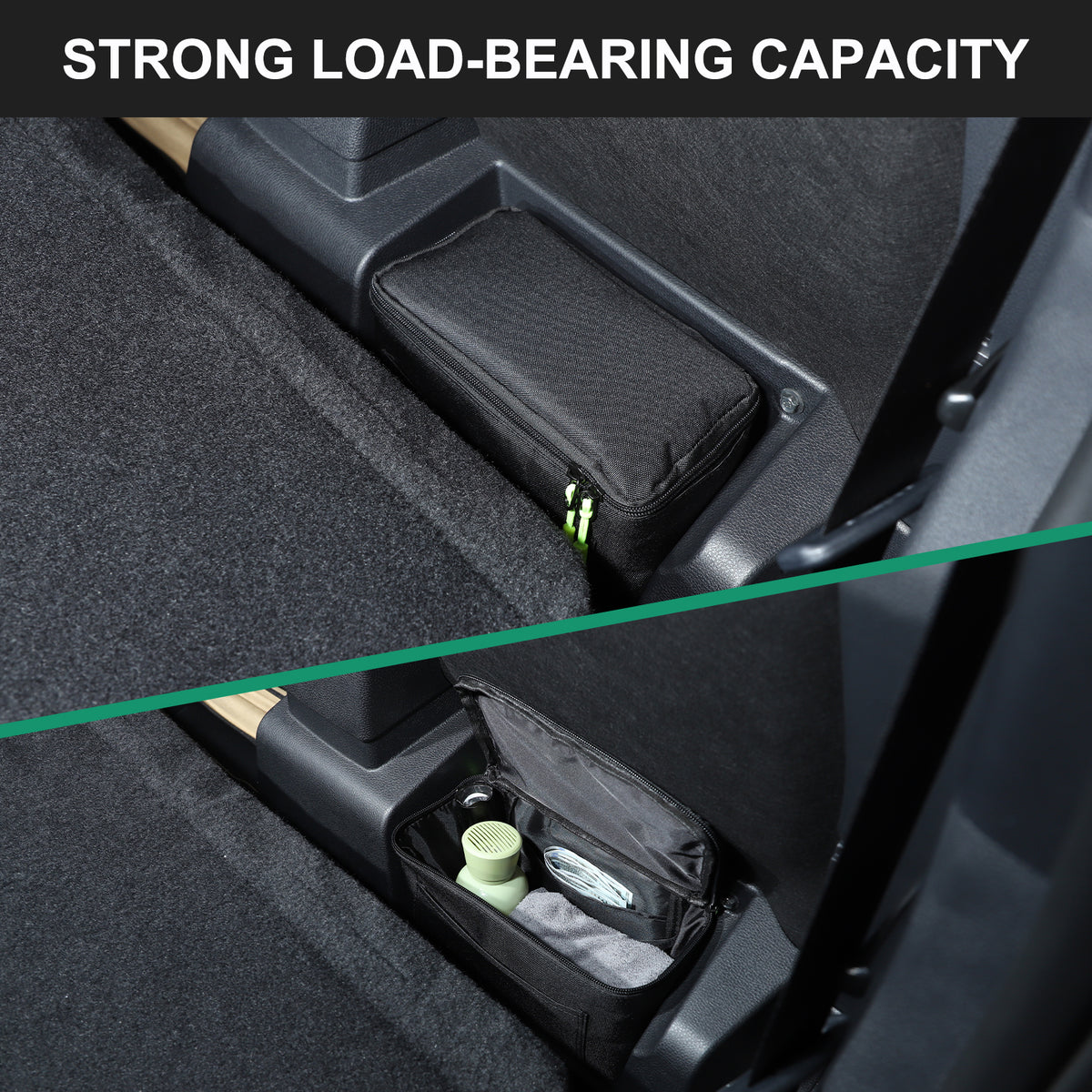 Under Seat Storage Bag Compatible with Toyota Tacoma 2024 2025 2026 (Left Side)