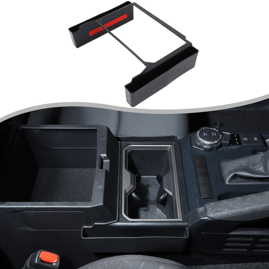 Center Console Hanging Box for 2024+ Toyota Tacoma/2025+ Center Console Organizer Accessories Console Left & Right Phone Pocket Gear Shift Side Organizer
