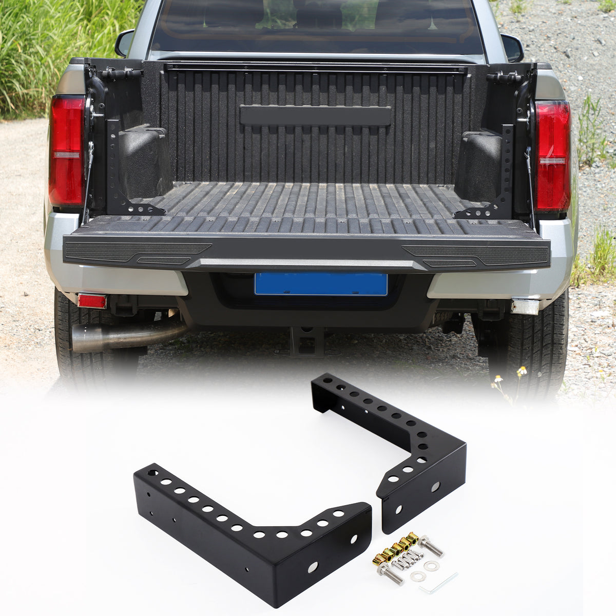 Bed Channel Stiffener Rear Bed Channel Support Bracket Compatible with Toyota Tacoma 2024 2025 2026