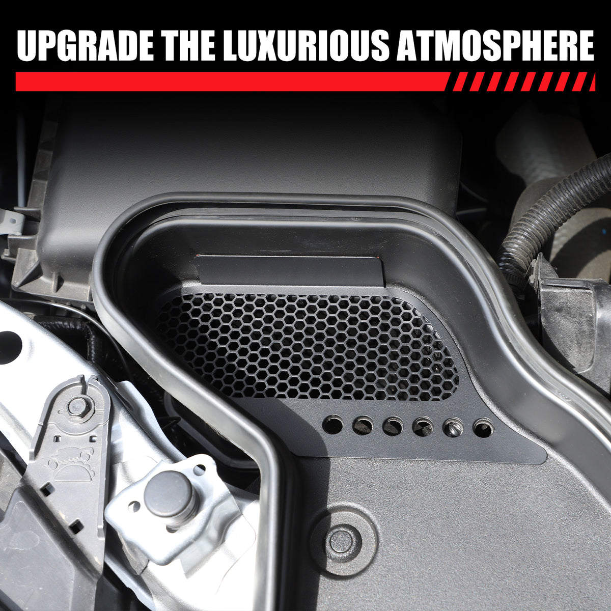 Car Hood Air Vent Cover Compatible with Toyota Tacoma 2024-2026, Hood Air Intake Anti-Blocking Mesh Cover Car Engine Accessories