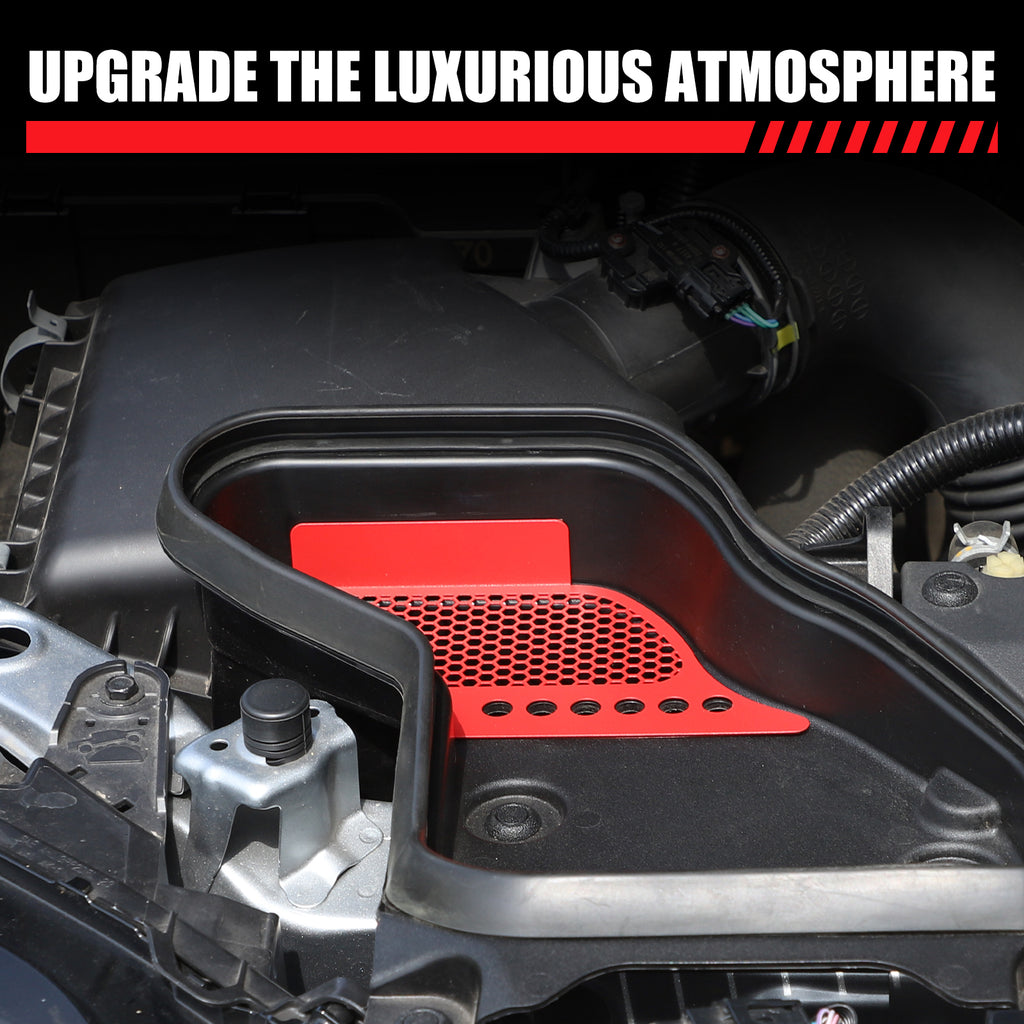 Car Hood Air Vent Cover Compatible with Toyota Tacoma 2024-2026, Hood Air Intake Anti-Blocking Mesh Cover Car Engine Accessories