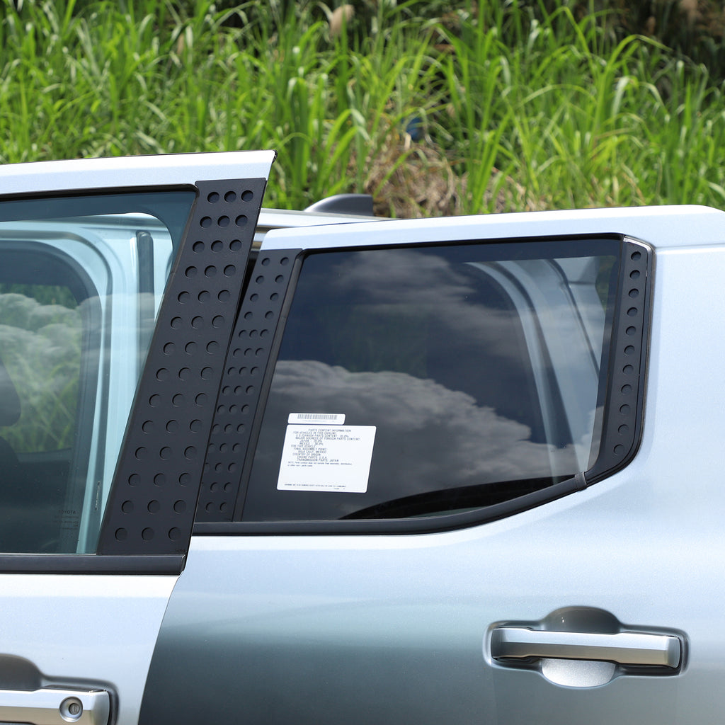 Car Door Window Pillar Posts Cover Trim Compatible with Toyota Tacoma 2024 2025 2026