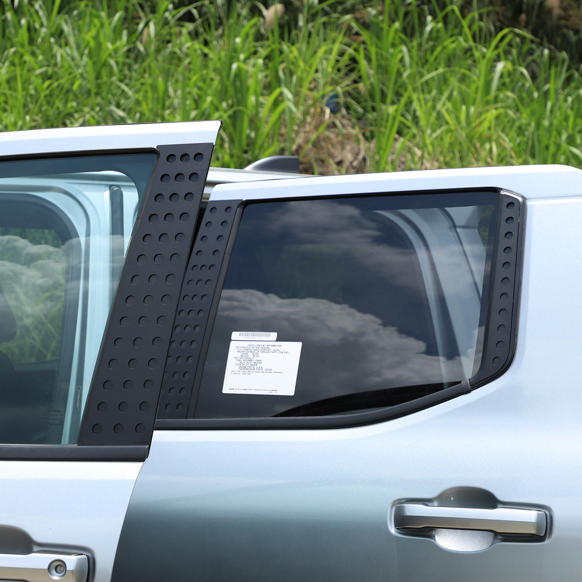Car Door Window Pillar Posts Cover Trim Compatible with Toyota Tacoma 2024 2025 2026