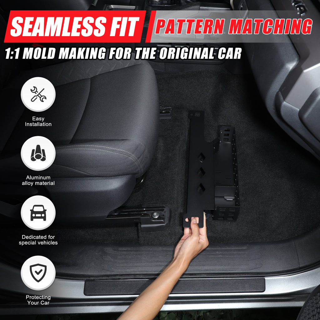 Under Seat Storage Organizer Compatible with Toyota Tacoma 2024 2025 Accessories Black Driver/Passenger Storage Underseat Organizer, 1Pcs