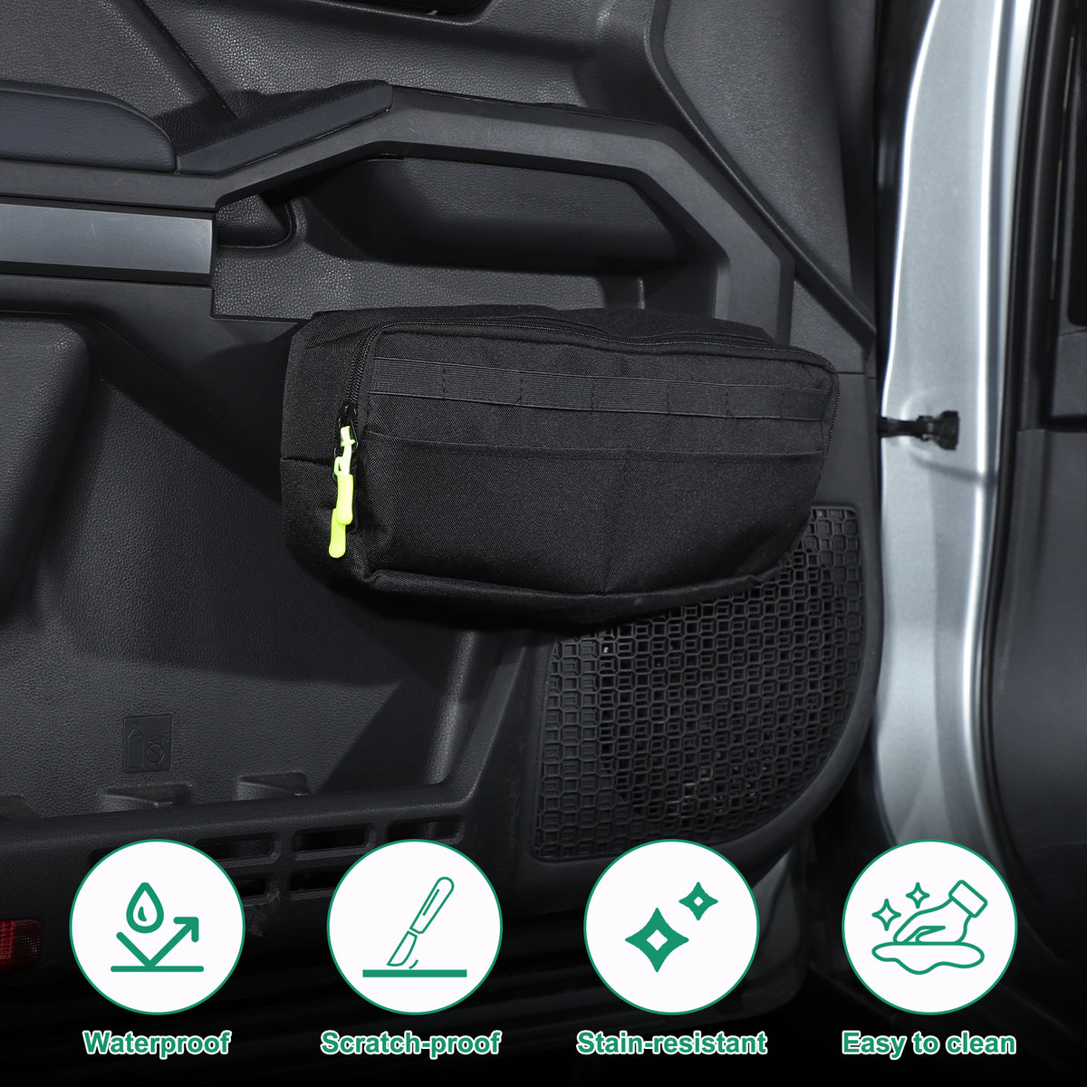 Front Door Storage Pocket Compatible with Toyota Tacoma 2024 2025 2026
