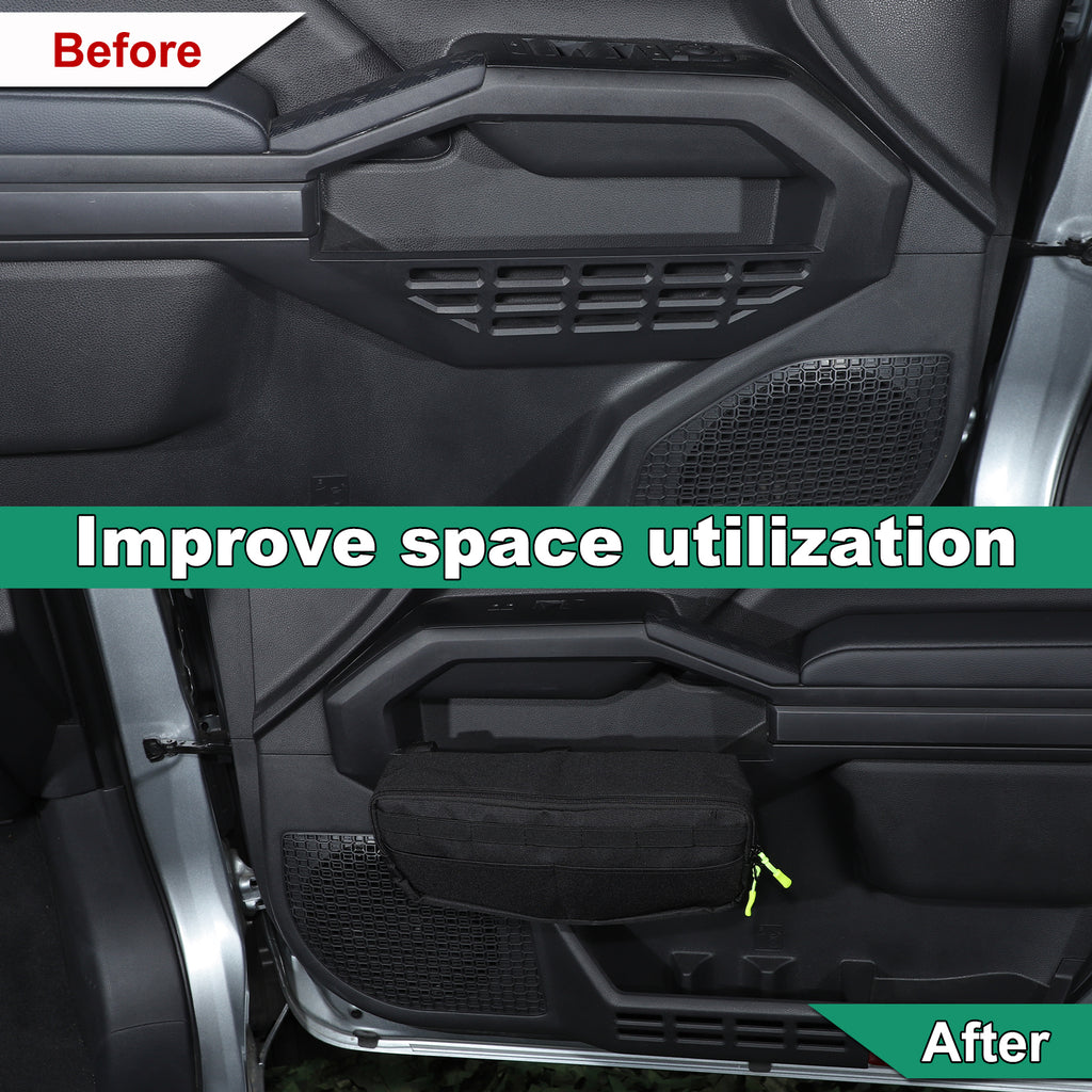 Front Door Storage Pocket Compatible with Toyota Tacoma 2024 2025 2026