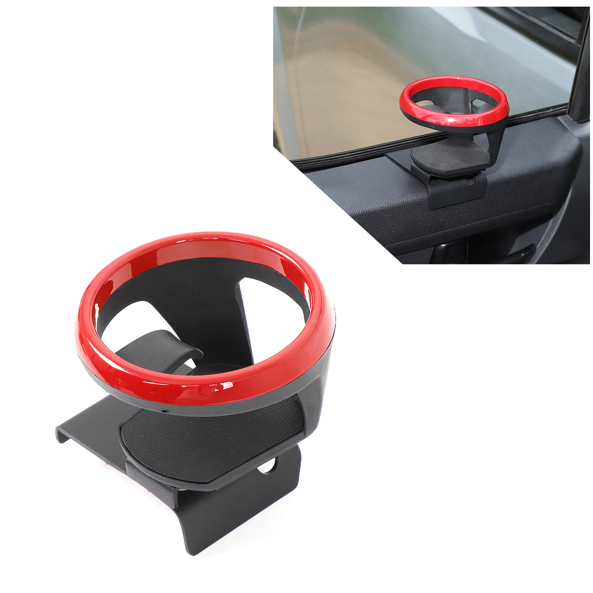 Car Cup Holder Compatible with Toyota Tacoma 2024-2026, Driver & Passenger Side Door Panel Cupholder Expander Organizer