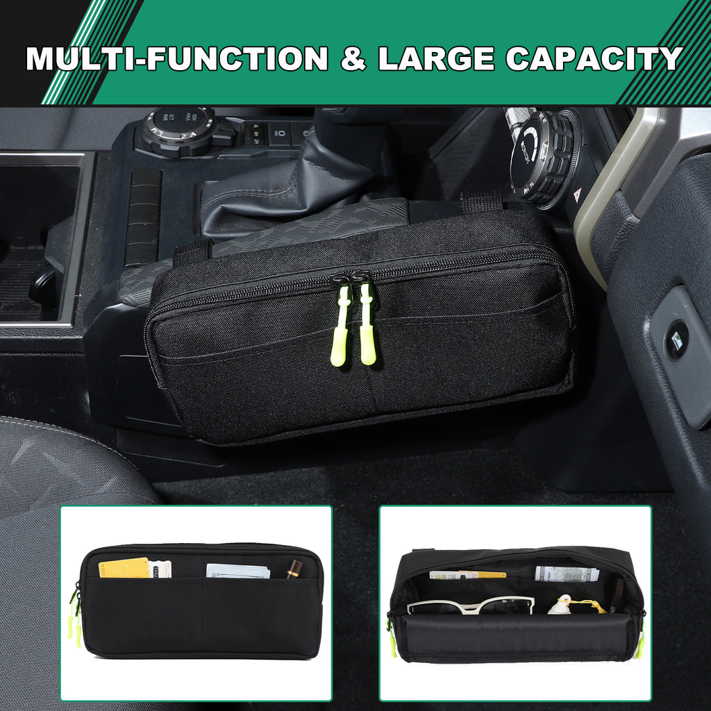 Center Console Side Storage Bag Compatible with Toyota Tacoma 2024 2025 2026