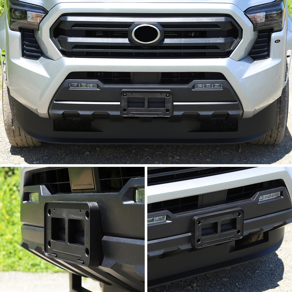 Front License Plate Frame Bracket Compatible with 4th Gen Toyota Tacoma 2024 2025 2026+