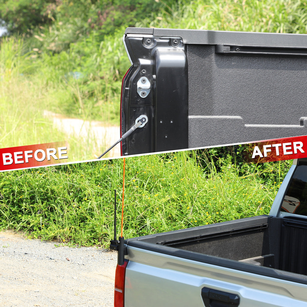 Car Tailgate Antenna Flagpole Bracket Compatible with Toyota Tacoma 2024 2025 2026