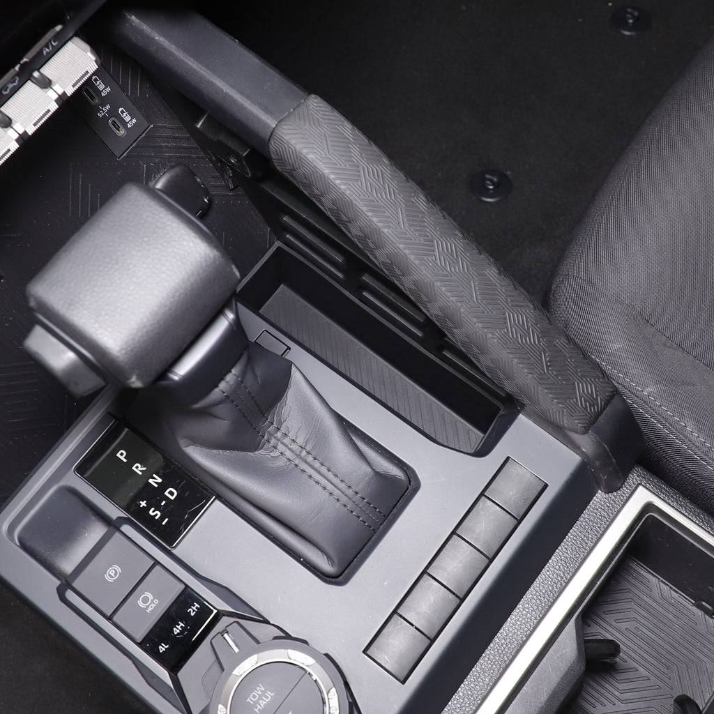Gear Shift Storage Box Center Console Right Side Storage Box Compatible with Toyota Tacoma 2024-2026