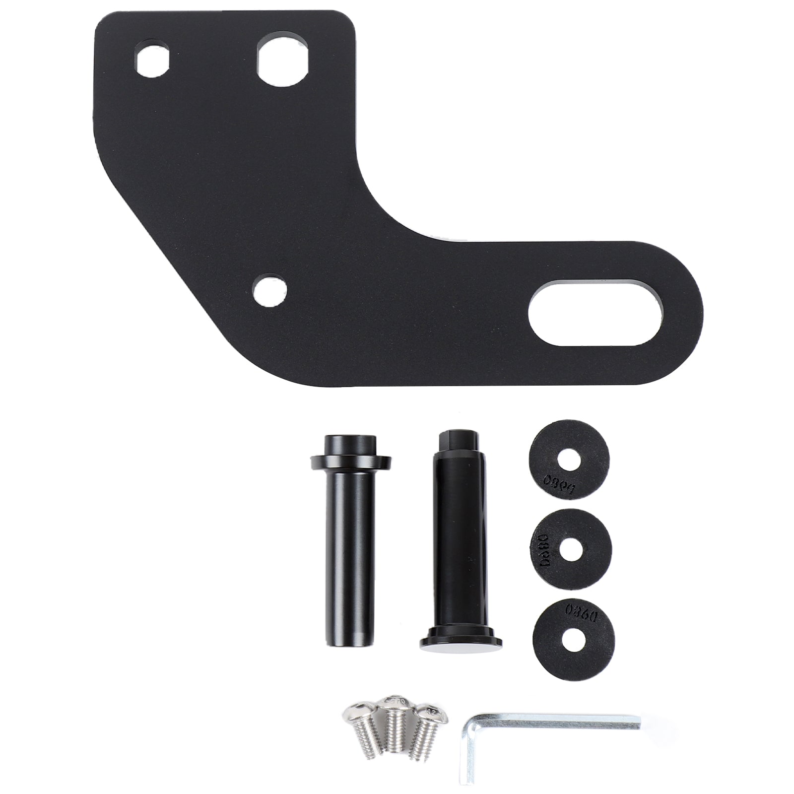 Rear Tow Hook Compatible with Toyota Tacoma 2024 2025 2026 Rear Tow Hooks Recovery Points Hooks Trailer Hitch Ring Car Exterior Accessories Carbon Steel 1PCS