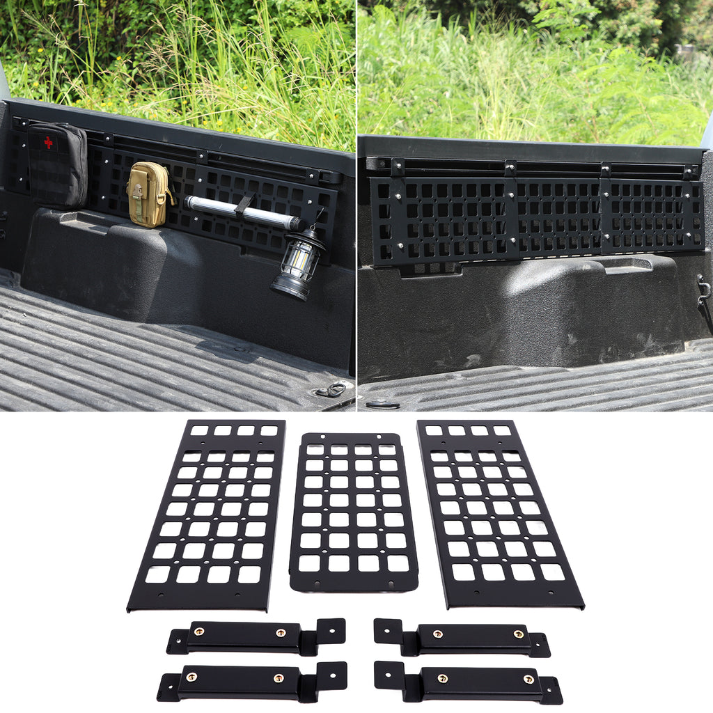 Side Molle Panel  Rack System Compatible with Toyota Tacoma 2024-2026 Cargo Storage Organizer Tools Rack