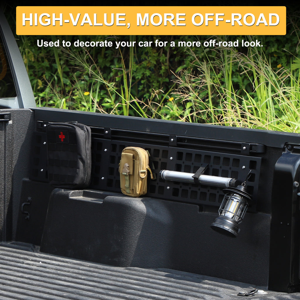 Side Molle Panel  Rack System Compatible with Toyota Tacoma 2024-2026 Cargo Storage Organizer Tools Rack