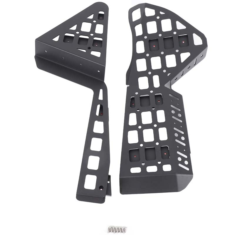 Center Console Side Storage Molle Compatible with Toyota Tacoma 2024 2025 2026 Gear Shifter Side Hanging Organizer Molle, 2Pcs