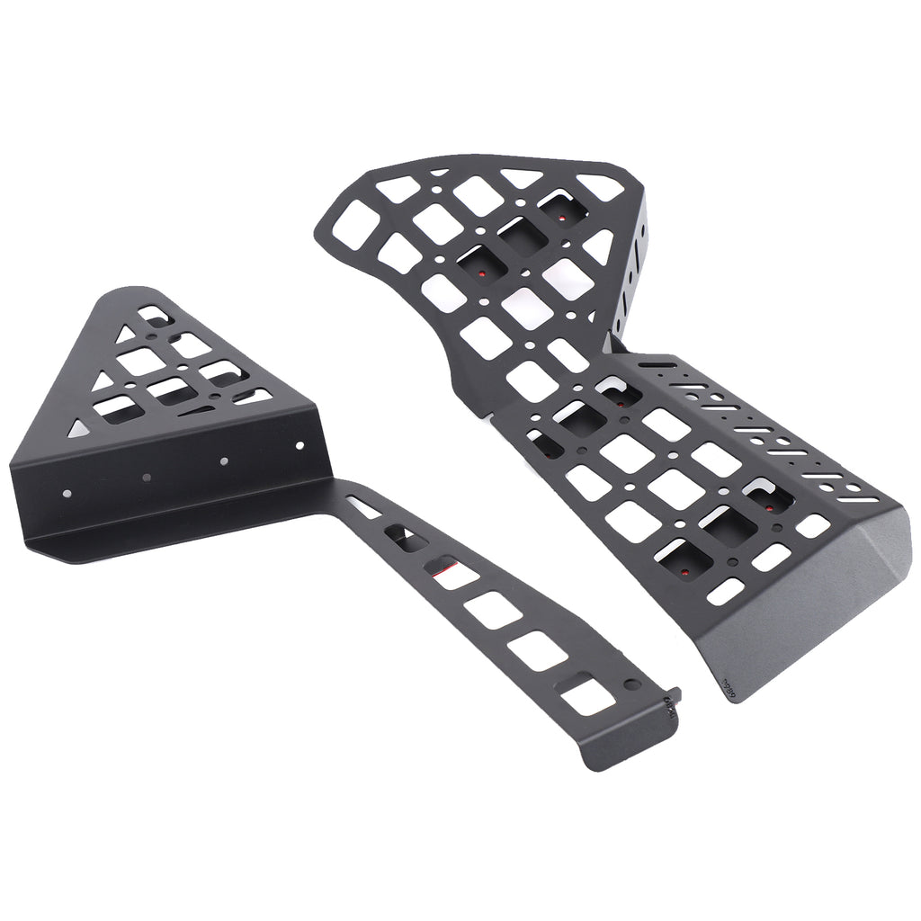 Center Console Side Storage Molle Compatible with Toyota Tacoma 2024 2025 2026 Gear Shifter Side Hanging Organizer Molle, 2Pcs