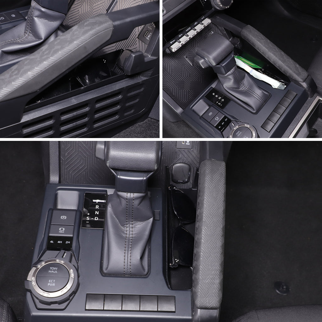 Center Console Organizer Compatible with Toyota Tacoma 2024-2026, Center Console Right Side Storage Box