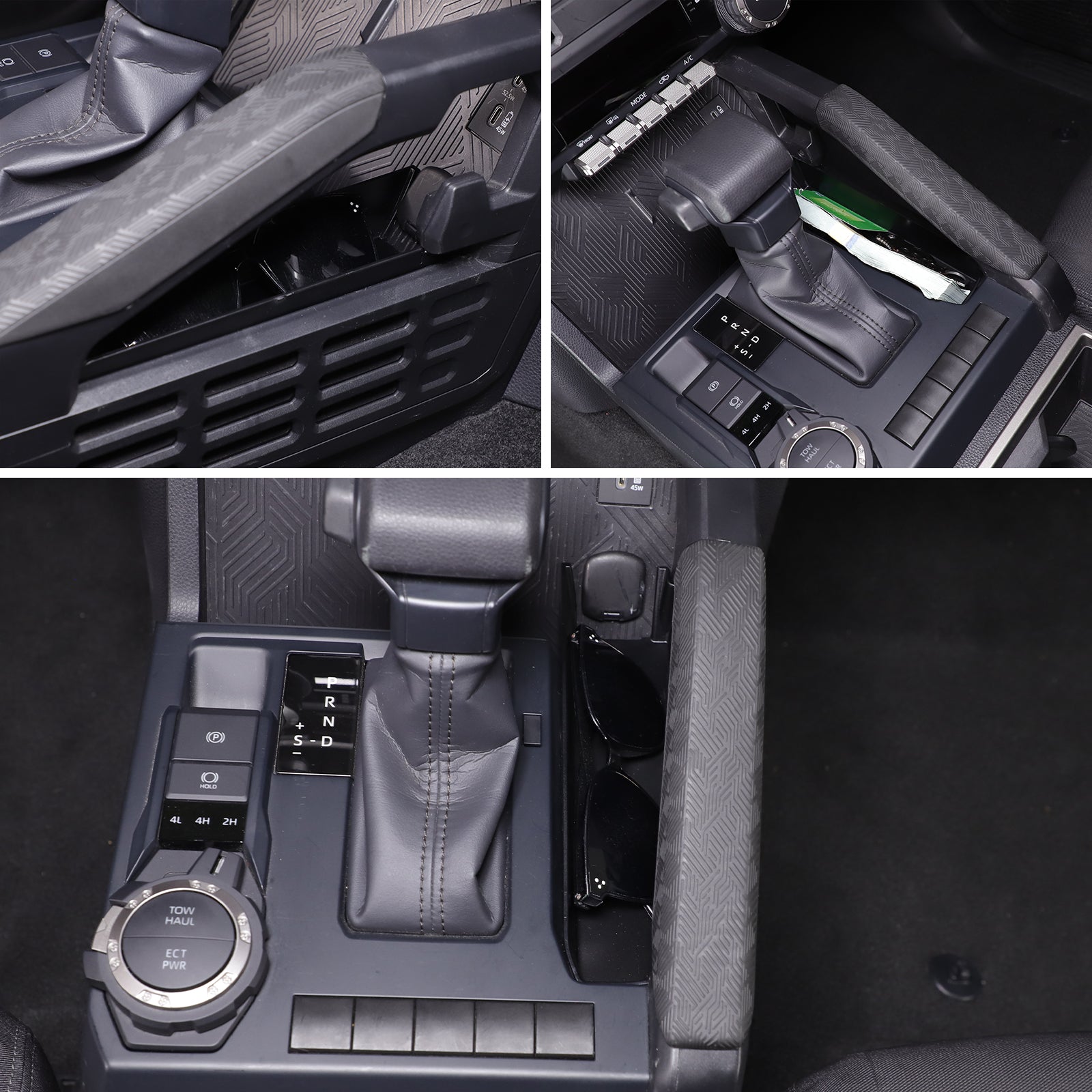 Center Console Organizer Compatible with Toyota Tacoma 2024-2026, Center Console Right Side Storage Box