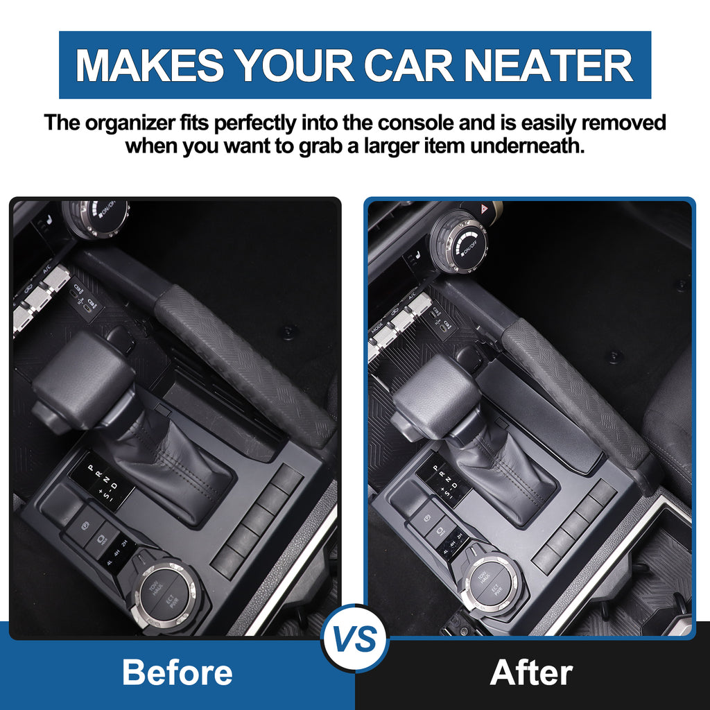 Center Console Organizer Compatible with Toyota Tacoma 2024-2026, Center Console Right Side Storage Box