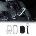 Car Key Fob Case Cover Compatible with Toyota Tundra 2022-2026 & Tacoma 2024 2025 2026 Pickup Full Protection Keyfob Trim Cover Auto Smart Remote Key Protector Shell Accessories