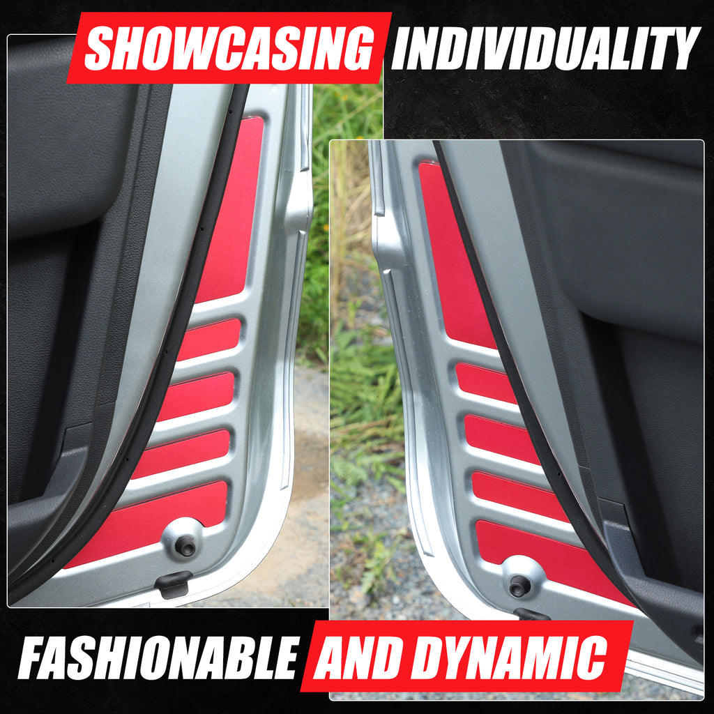 Car Inner Door Panel Cover Trim Compatible with Toyota Tacoma 2024-2026, Front Rear Door Panel Decorative Cover
