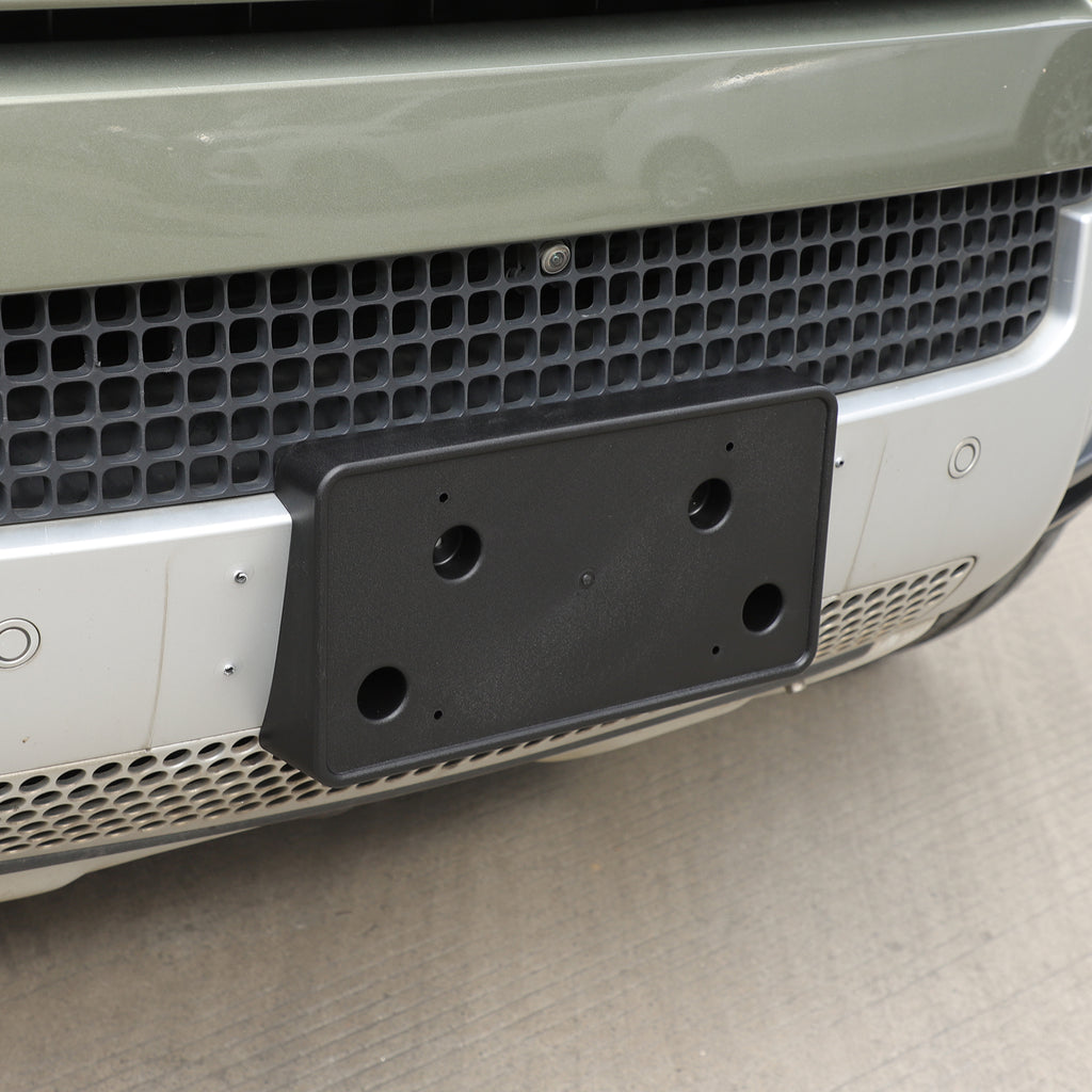 Front License Plate Frame Bracket Compatible with Land Rover Defender 2020-2026+
