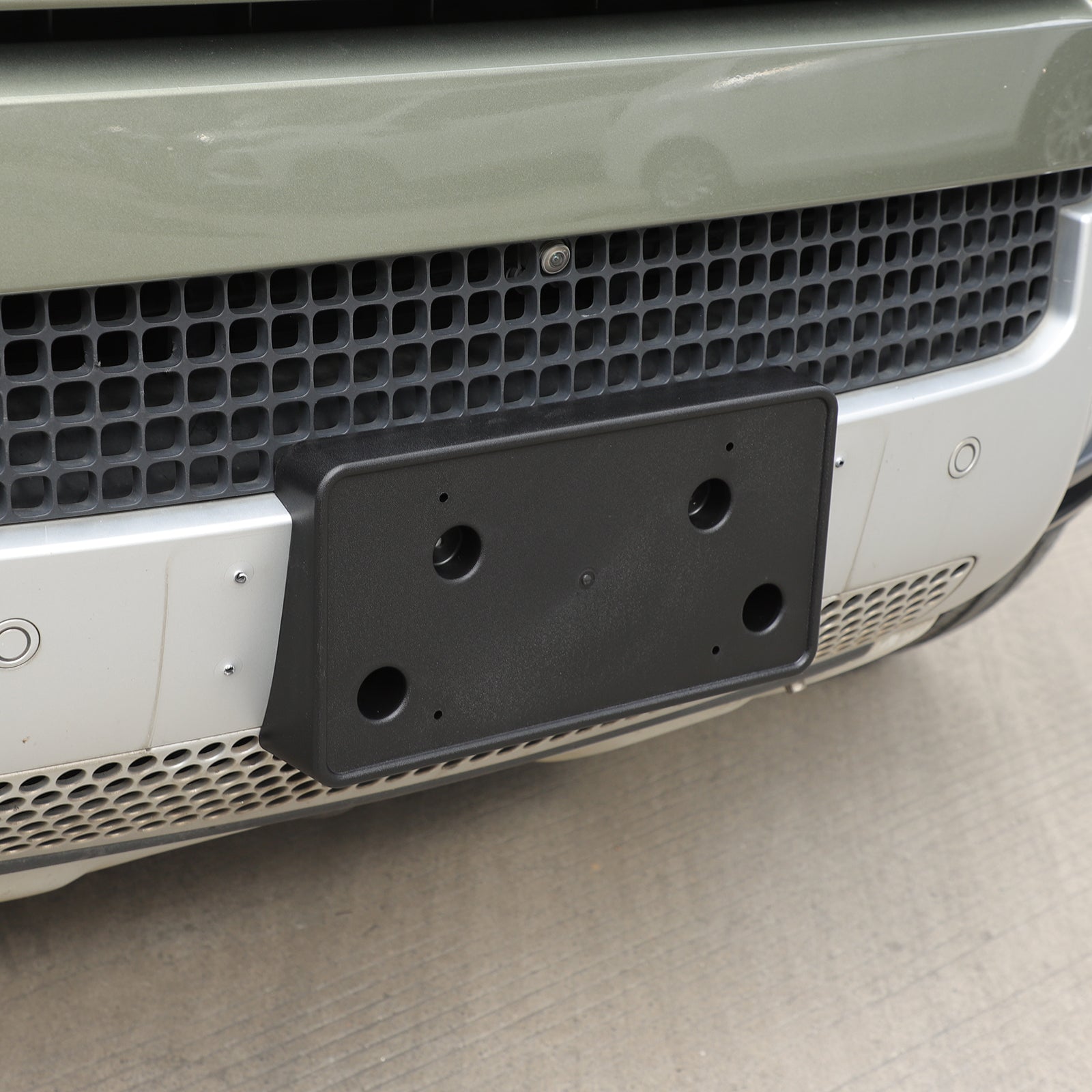 Front License Plate Frame Bracket Compatible with Land Rover Defender 2020-2026+