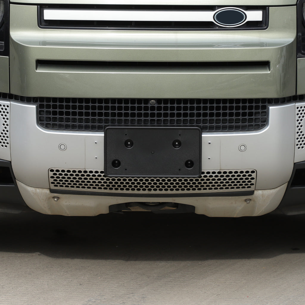 Front License Plate Frame Bracket Compatible with Land Rover Defender 2020-2026+