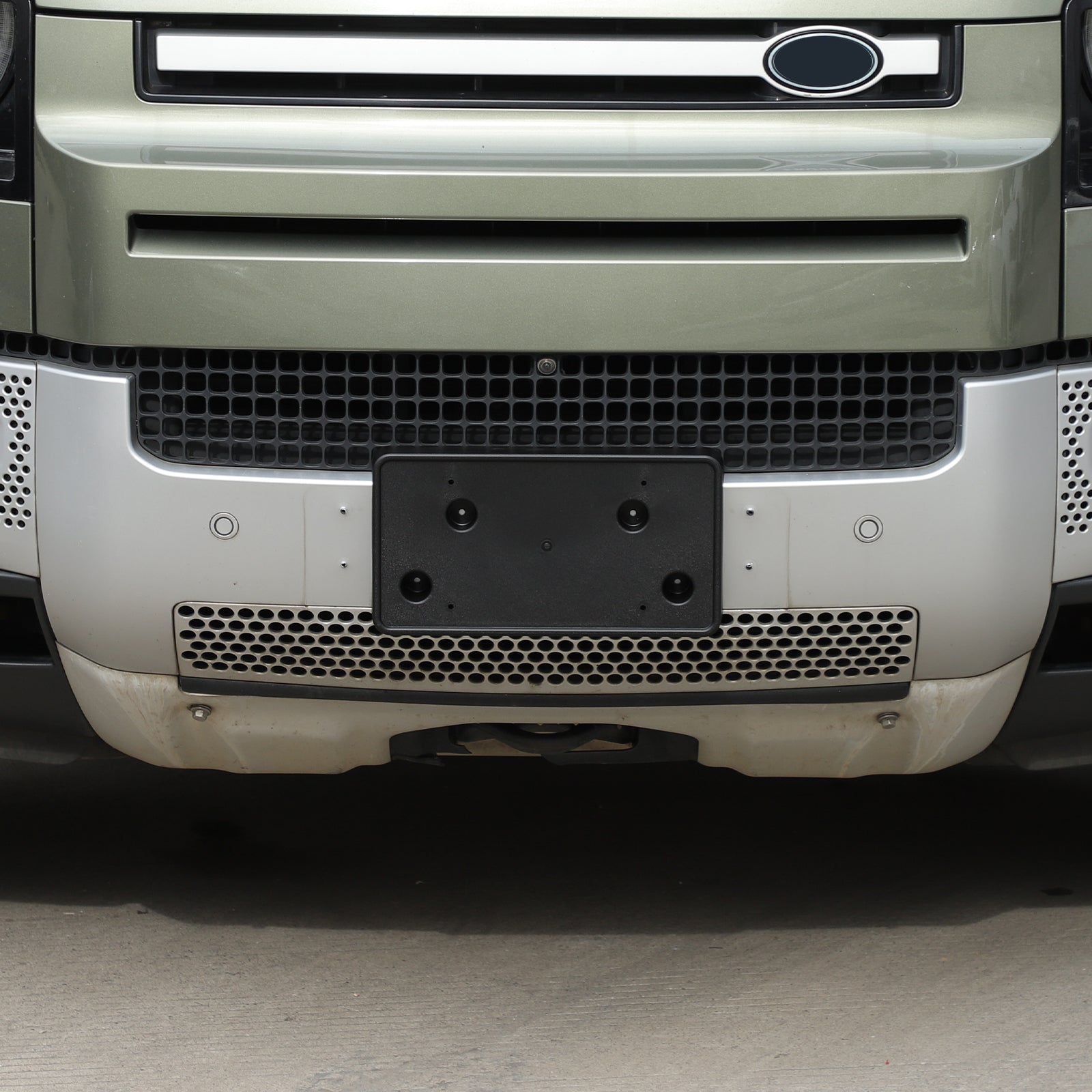 Front License Plate Frame Bracket Compatible with Land Rover Defender 2020-2026+