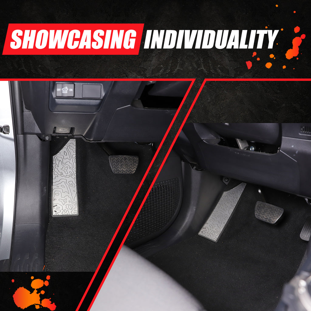 Car Foot Rest Pedal Trim Cover Compatible with Toyota Tacoma 2024 2025 2026
