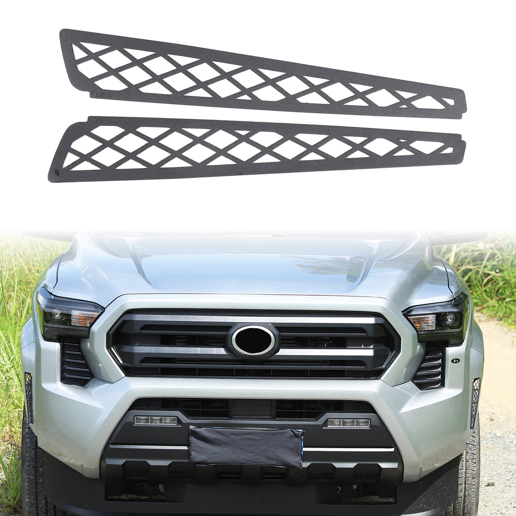 Front Grille Vent Metal Mesh Cover Net Compatible with Toyota Tacoma 2024 2025 2026 SR SR5 Exterior Decoration Accessories
