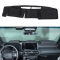 Car Dash Mat Cover Compatible with Toyota Land Cruiser Prado J250 LC250 2024-2026 Car Dashboard Cover Sun Shade Pad Anti-Slip Dash Board Accessories Not Fit HUD Models (Black, With Storage Bag)