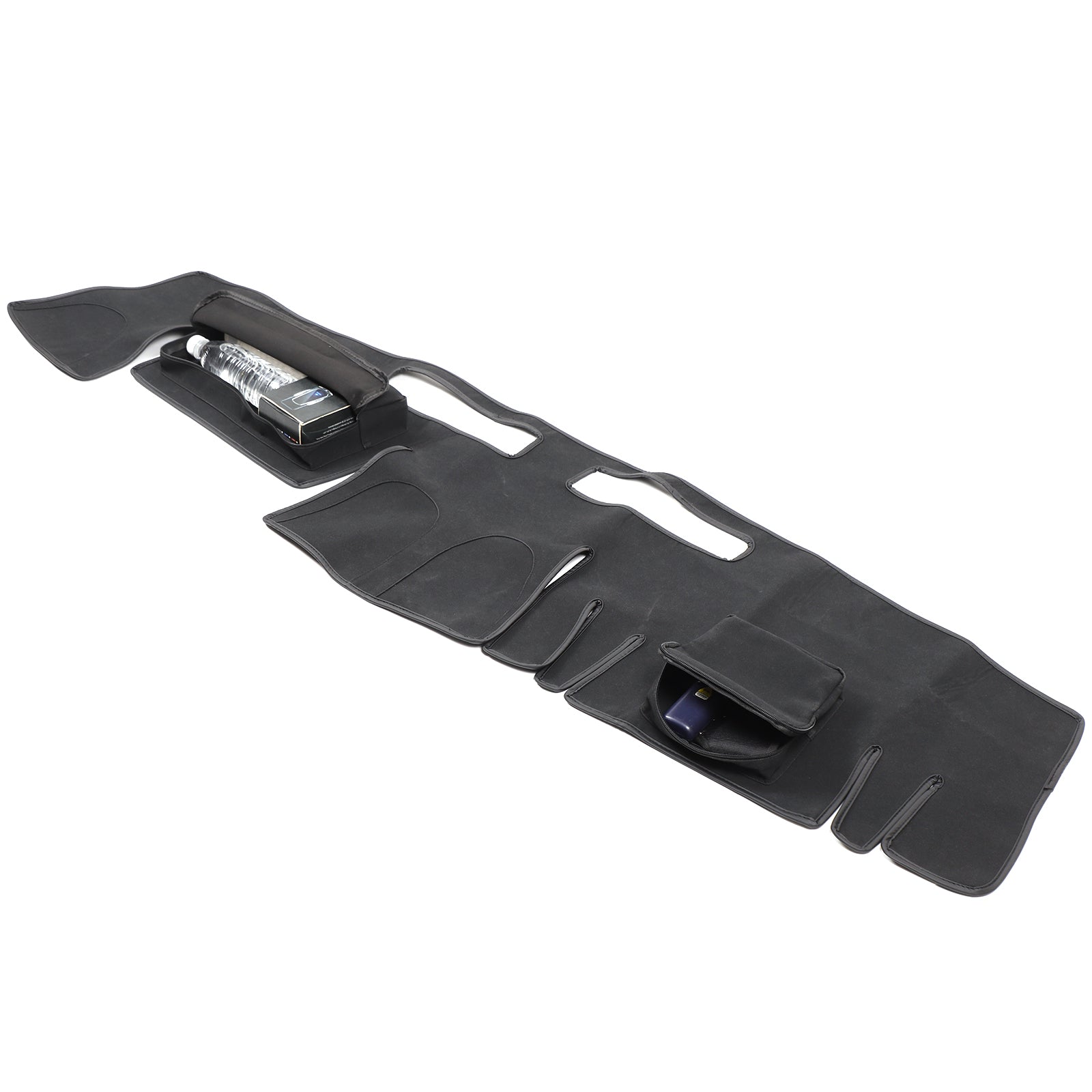 Dash Cover Mat Compatible with Hummer H2 2003-2009, Dashboard Pad Carpet Center Console Sun Shade Cover with Storage Bag, Keeps Your Vehicle Cool