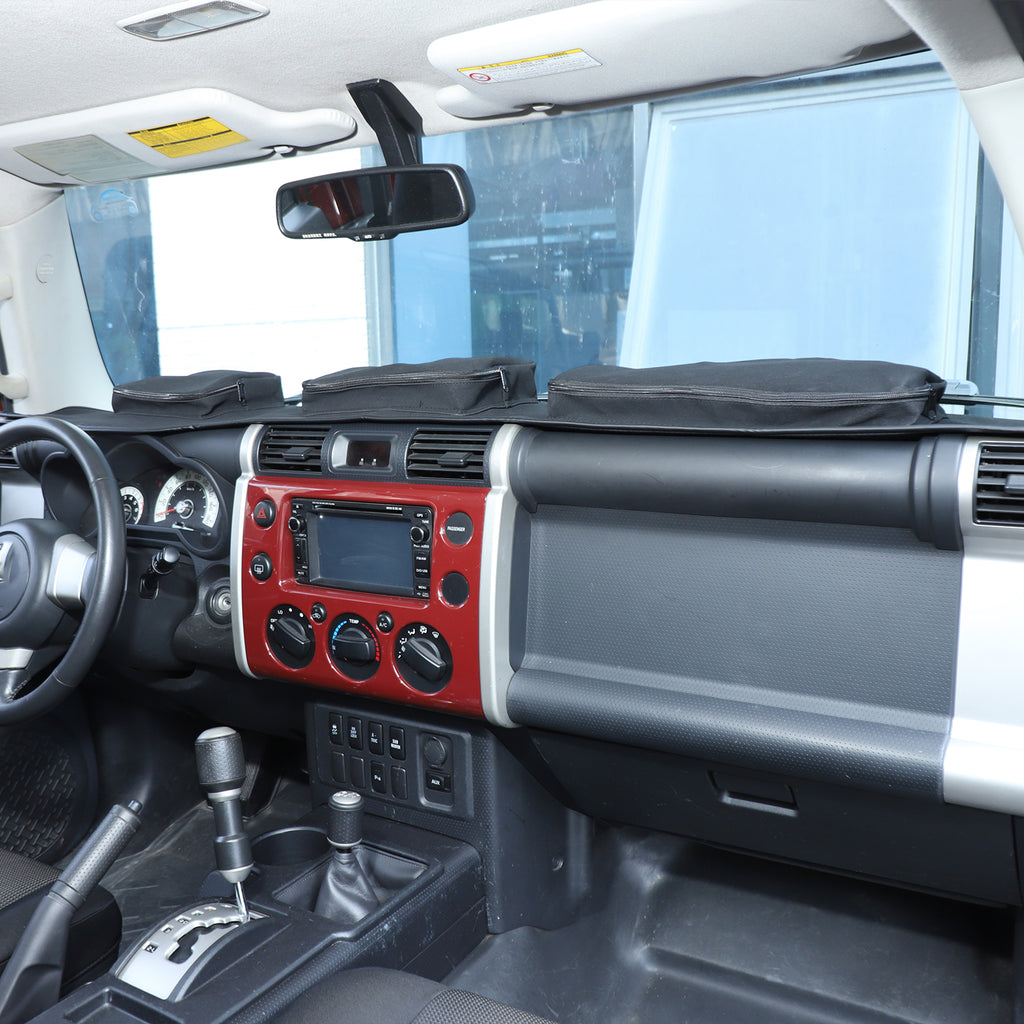 Dashboard Cover Mat Compatible with Toyota FJ Cruiser 2007-2021, Car Dash Cover Nonslip Dash Mat Pad Sunshade Glare UV Rays Protector Accessories