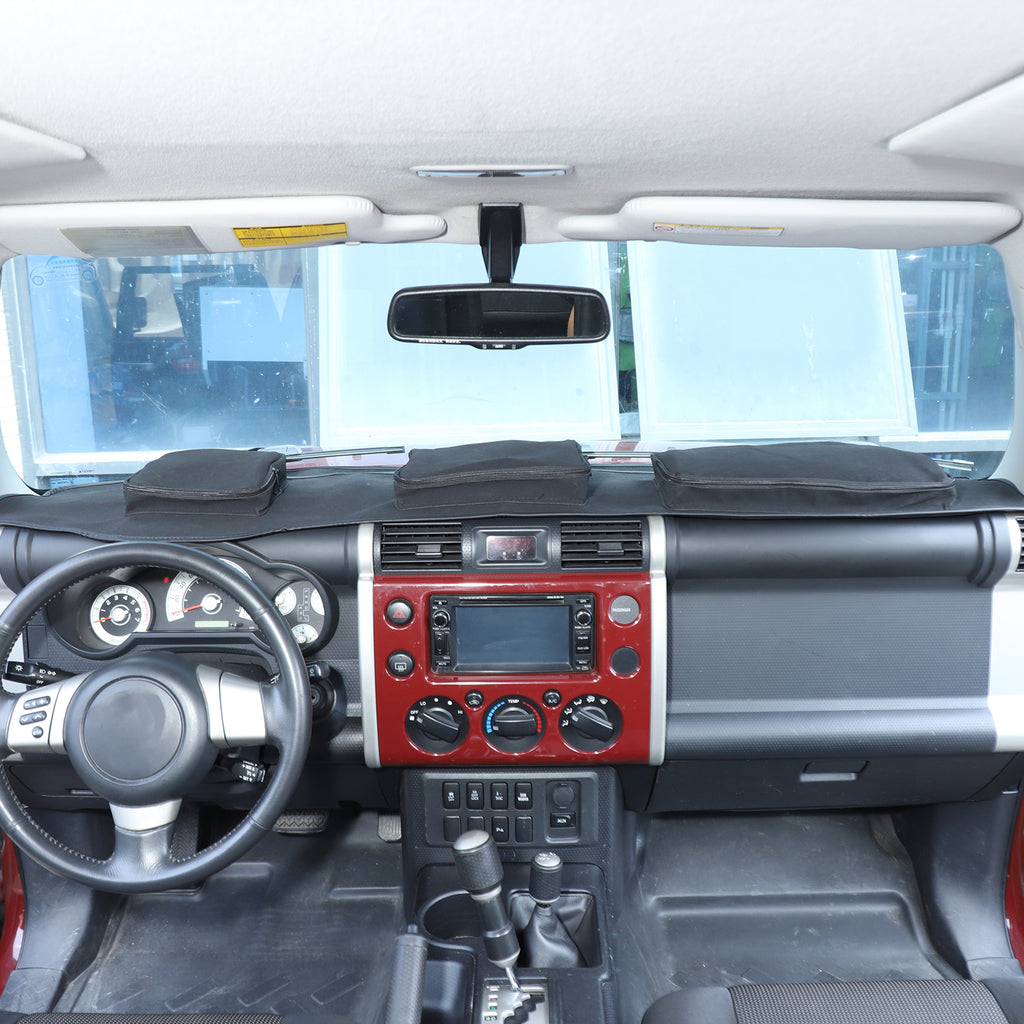 Dashboard Cover Mat Compatible with Toyota FJ Cruiser 2007-2021, Car Dash Cover Nonslip Dash Mat Pad Sunshade Glare UV Rays Protector Accessories