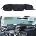 Dashboard Cover Mat with Storage Bag Compatible with Toyota Tundra 2022-2025+, Car Dash Cover Nonslip Black Mat Sun Pad Dash Board Carpet Sunshade Glare UV Rays Protector Interior Accessories