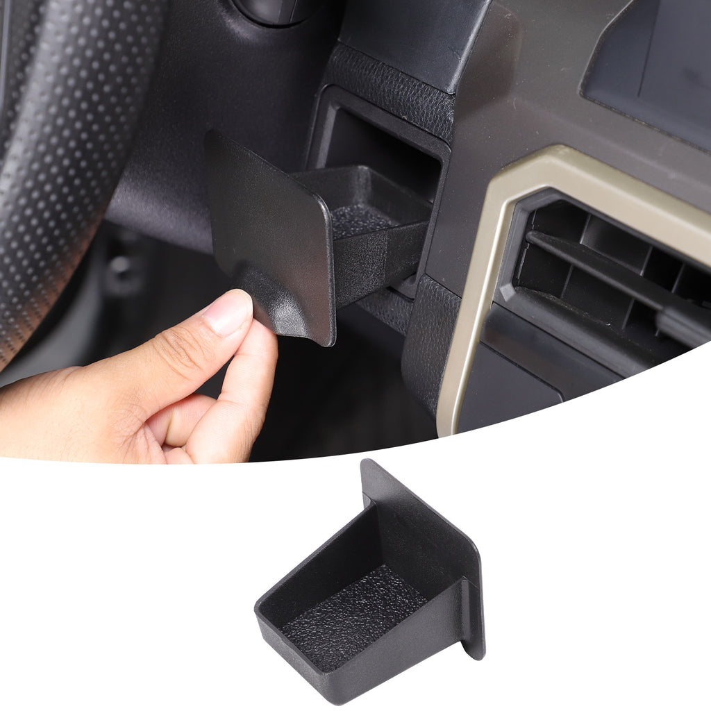 Console Drawer Storage Box Compatible with Toyota Tacoma 2024-2026, Steering Wheel Side Cubby Drawer Organizer