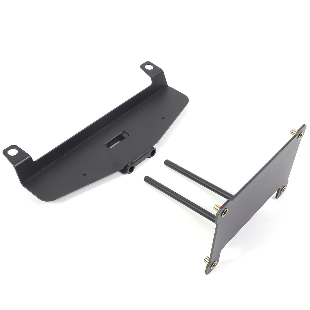 Front License Plate Frame Bracket Compatible with Toyota Tundra 2022-2026, Car Quick Release Front License Plate Frame Holder Bolt Mounting Adapter Replacement Accessories