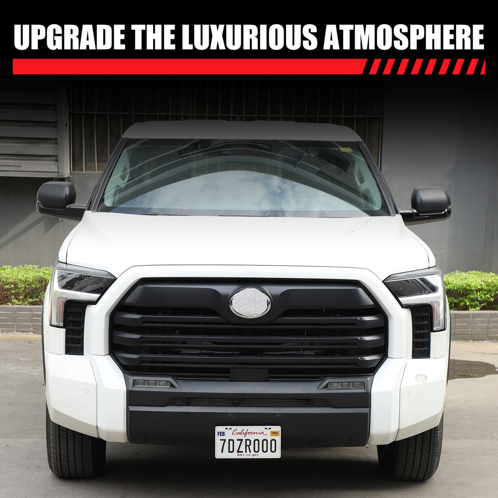 Front License Plate Frame Bracket Compatible with Toyota Tundra 2022-2026, Car Quick Release Front License Plate Frame Holder Bolt Mounting Adapter Replacement Accessories