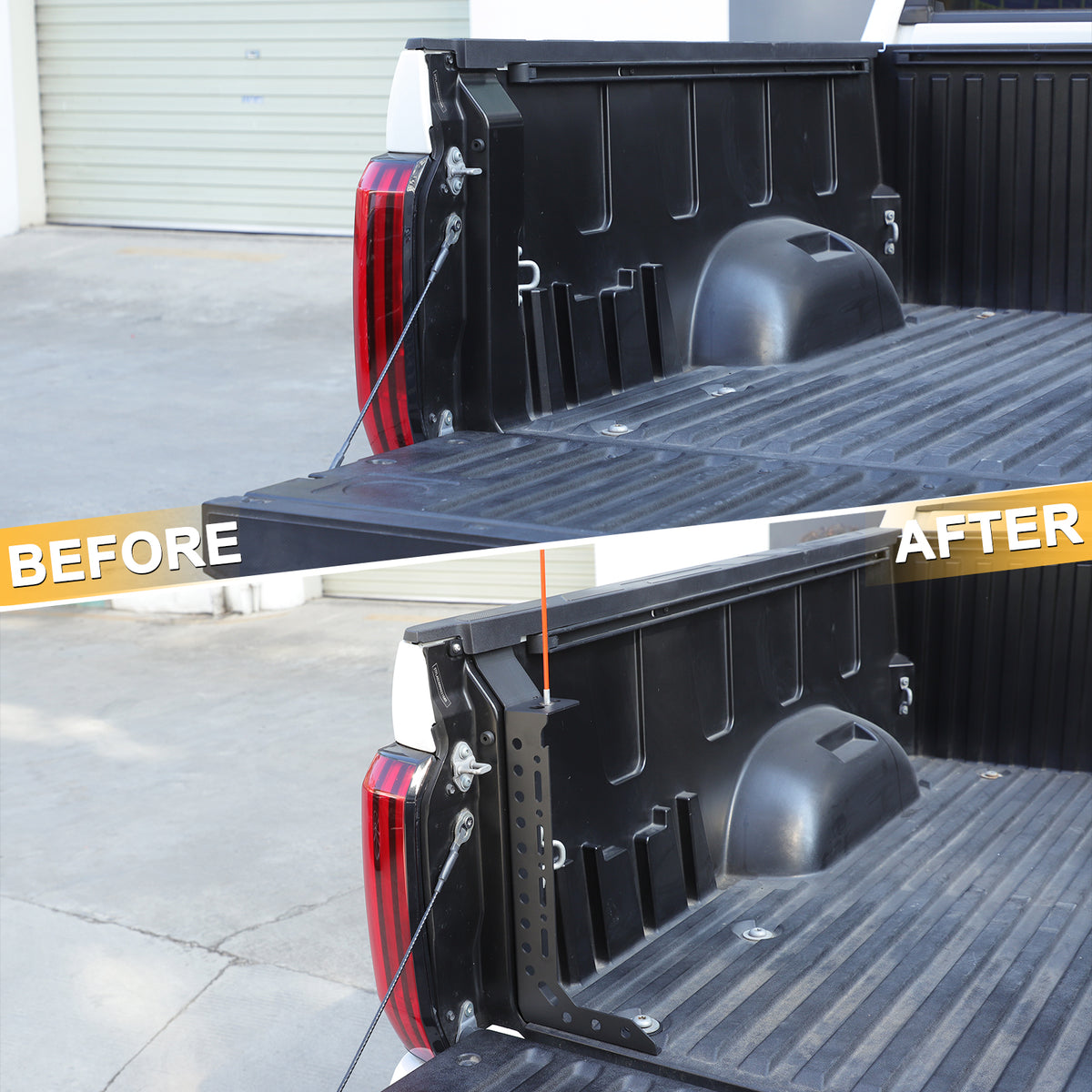 Bed Channel Stiffener Rear Bed Channel Support Bracket Compatible with Toyota Tundra 2022-2026
