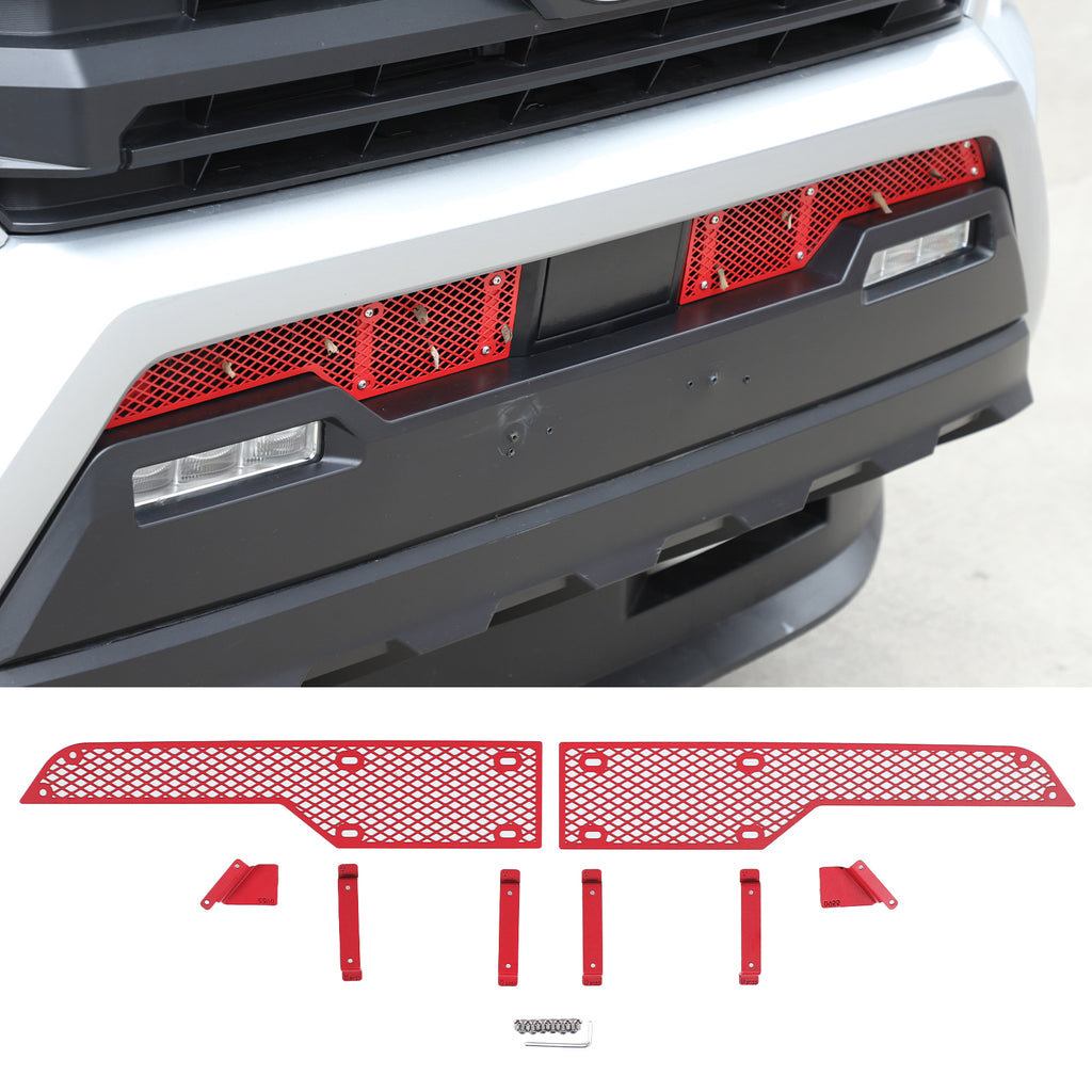 Front Grill Vent Mesh Cover Compatible with Toyota Tacoma 2024 2025 2026, Stainless Steel Car Exterior Protection Accessories