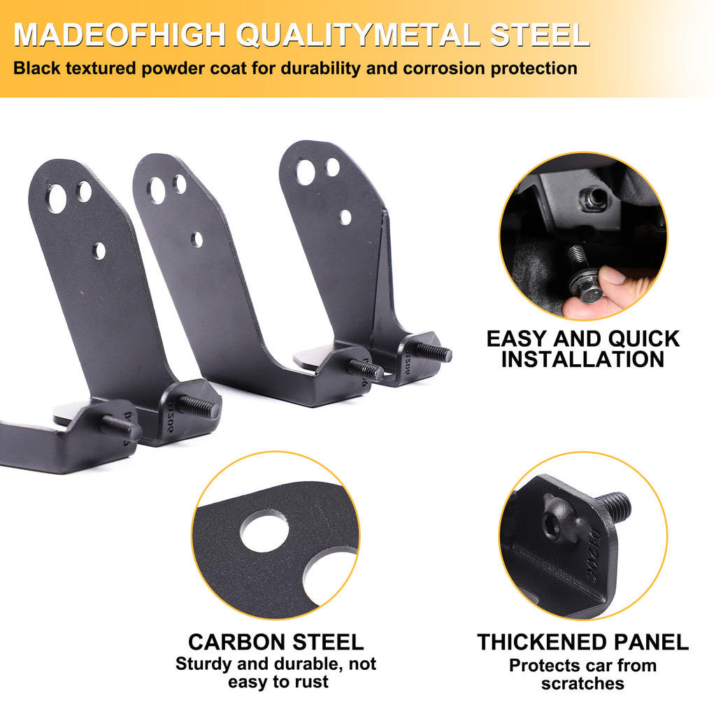 Rear Seat Backrest Angle Adjustment Bracket Compatible with Toyota Tacoma 2024 2025 2026 Carbon Steel Rear Row Seat Recline Angle Adjustment Bracket‌ Accessories 4PCS