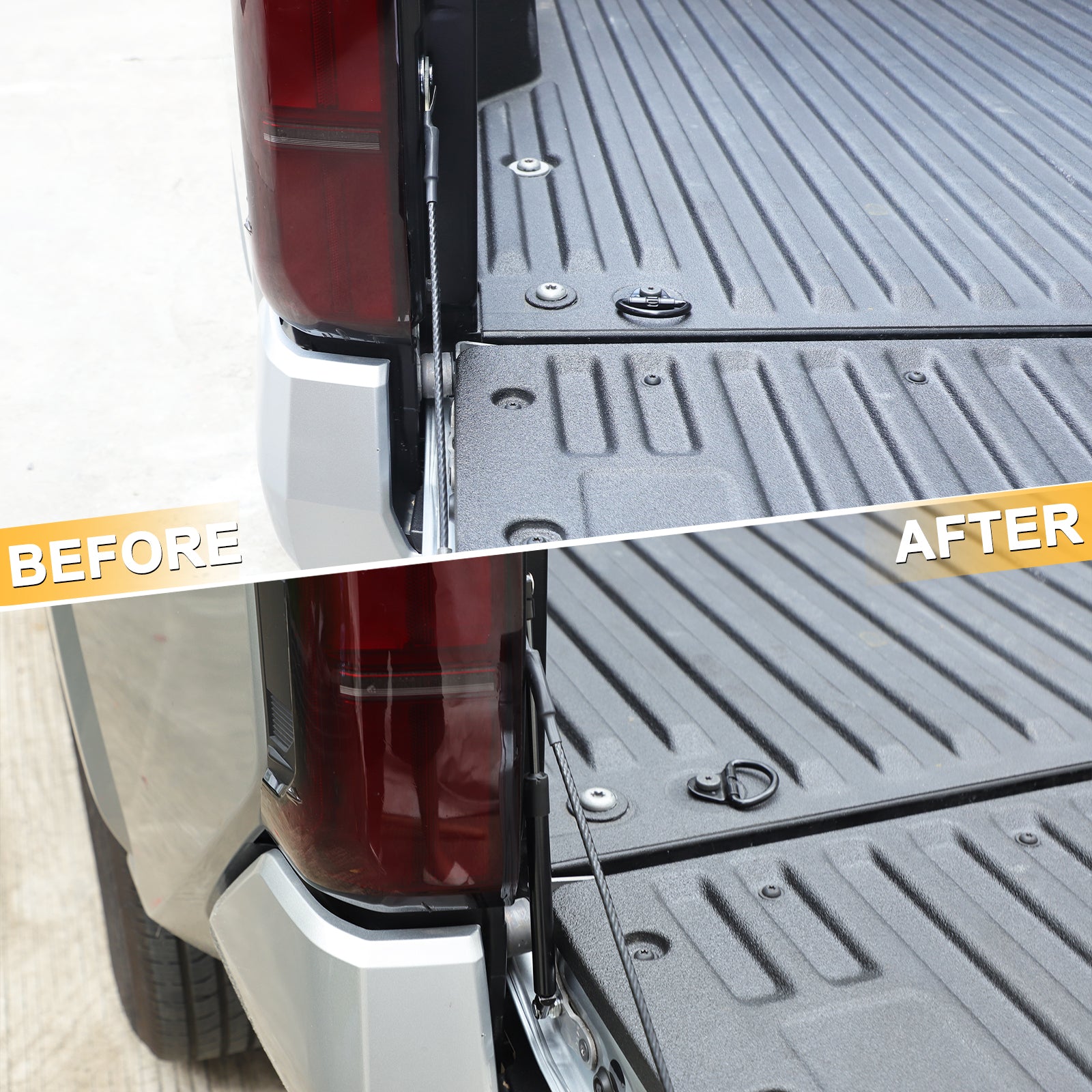 Tailgate Assist Compatible with Toyota Tacoma 2024 2025 2026, No-Drill Tailgate Shocks Accessories