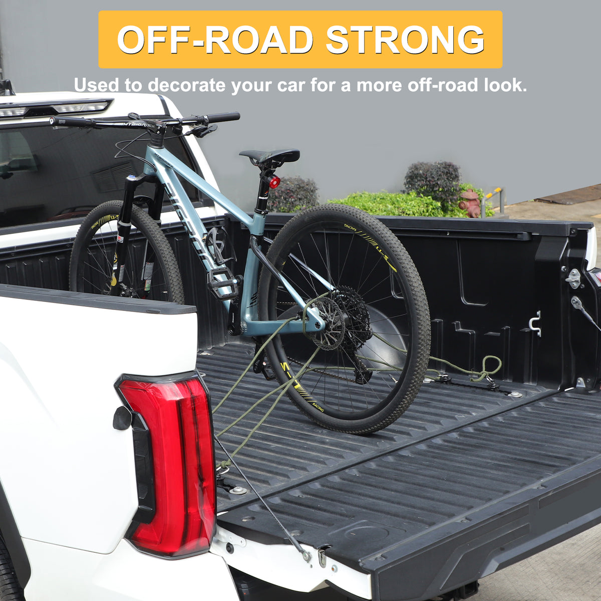Car Bed Rail Tie Down Anchors Compatible with Toyota Tundra 2022-2026, Heavy Duty Truck Bed L-Track System with 4 D-Ring Anchors, Cargo Tie Down Rails Bracket for Pickup Expansion Accessories