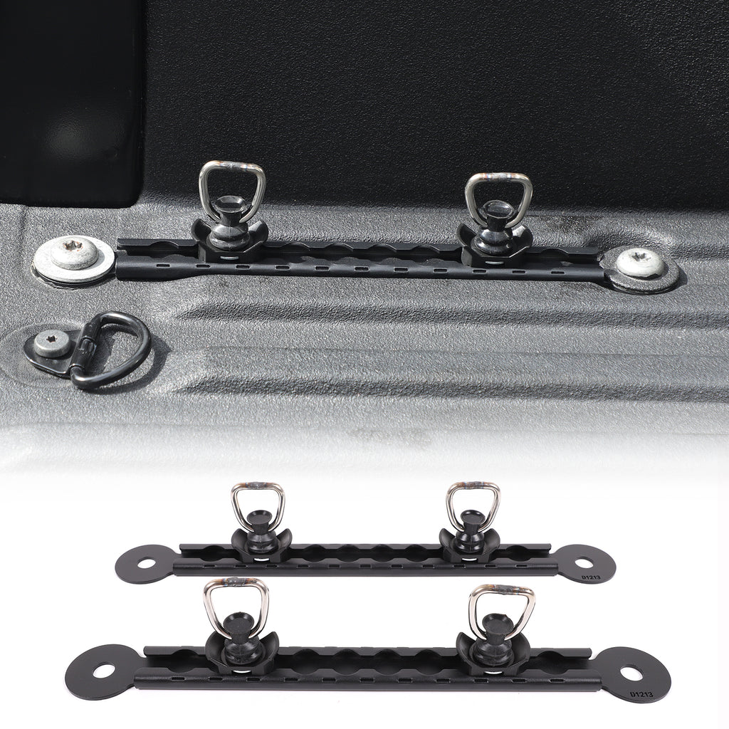 L-Track Rail Cargo Control L Track Tie Down System Compatible with Toyota Tacoma 2024-2026