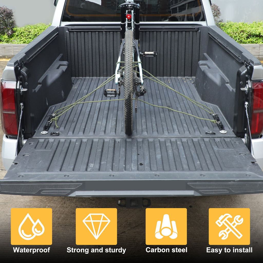 L-Track Rail Cargo Control L Track Tie Down System Compatible with Toyota Tacoma 2024-2026