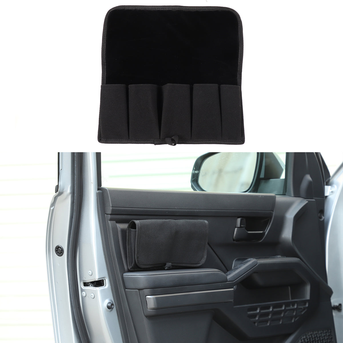 Car Door Armrest Storage Bag Compatible with Toyota Tacoma 2024 2025 2026